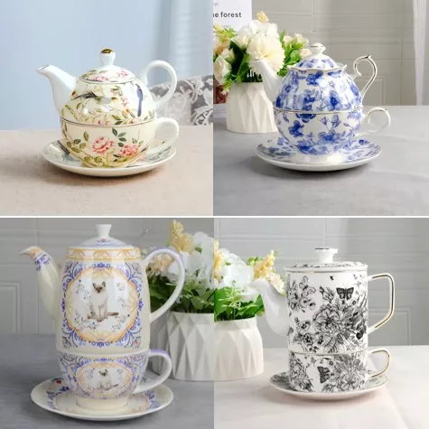 Enchanted Porcelain Cup sæt med tekande