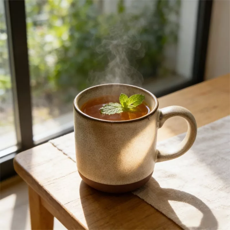 Enkelt moderne keramisk rejsekrus